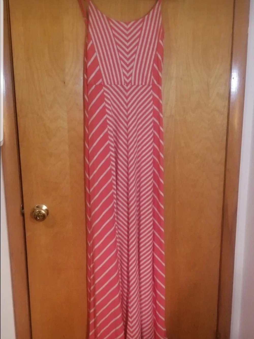 Maurice's Striped Maxi Dress Womens Size Medium in Very Good Condition